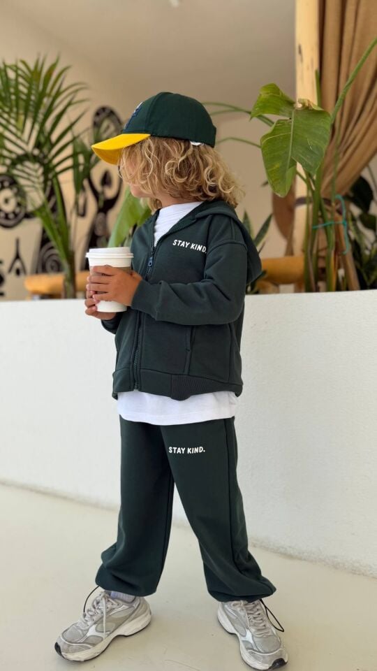 Unisex Fermuarlı Esofman Takım 9-10 YAŞ