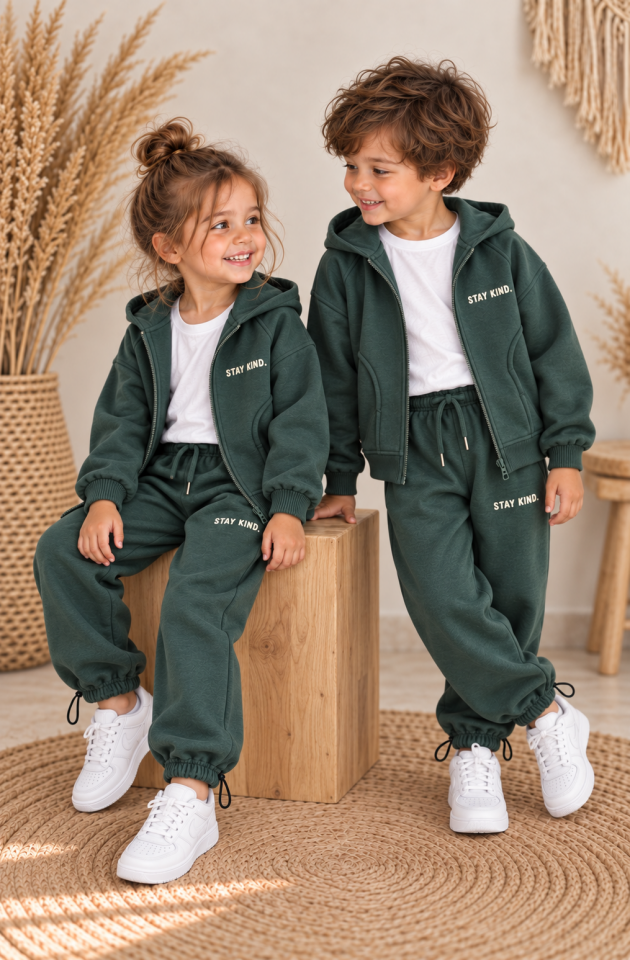 Unisex Fermuarlı Esofman Takım 9-10 YAŞ
