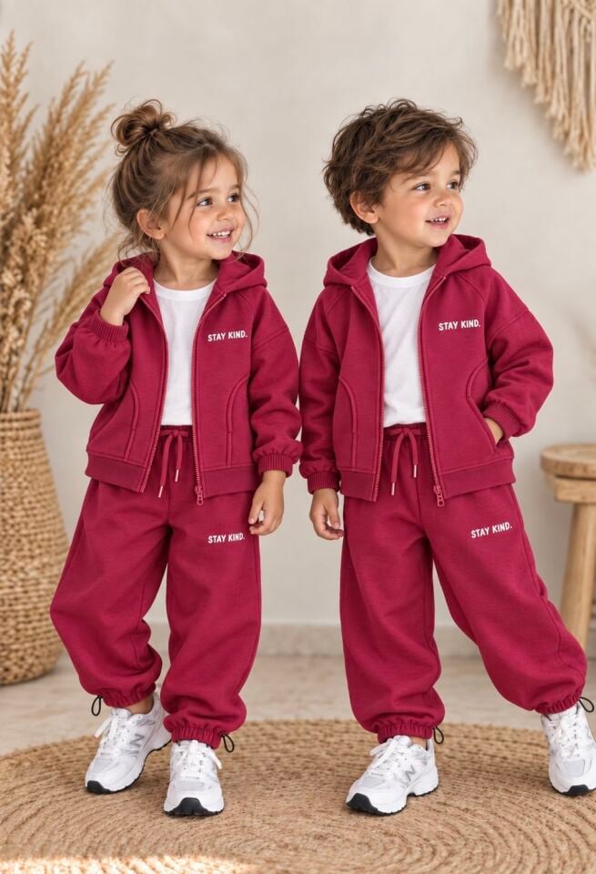 Unisex Fermuarlı Esofman Takım 9-10 YAŞ