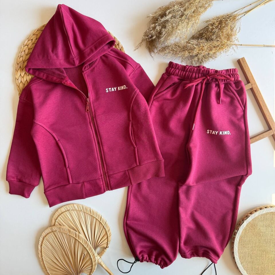 Unisex Fermuarlı Esofman Takım 9-10 YAŞ