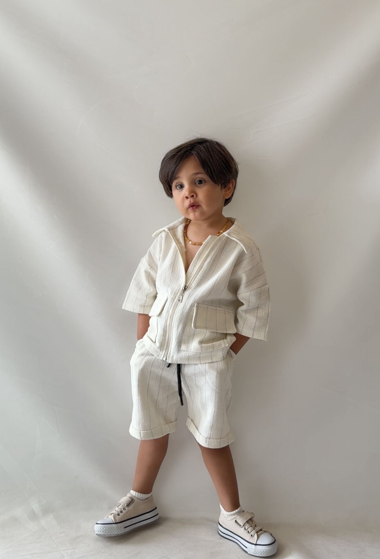 Müslin Çizgili Takım 9-10 YAŞ
