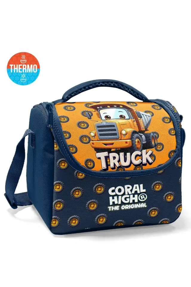 CORAL HİGH Minik Yuva Sırt Çantası Truck Desenli İki Bölmeli Adet