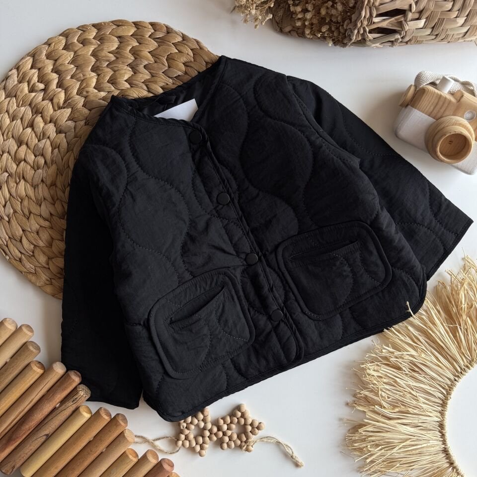 Kapitone Siyah Mont 7-8 YAŞ