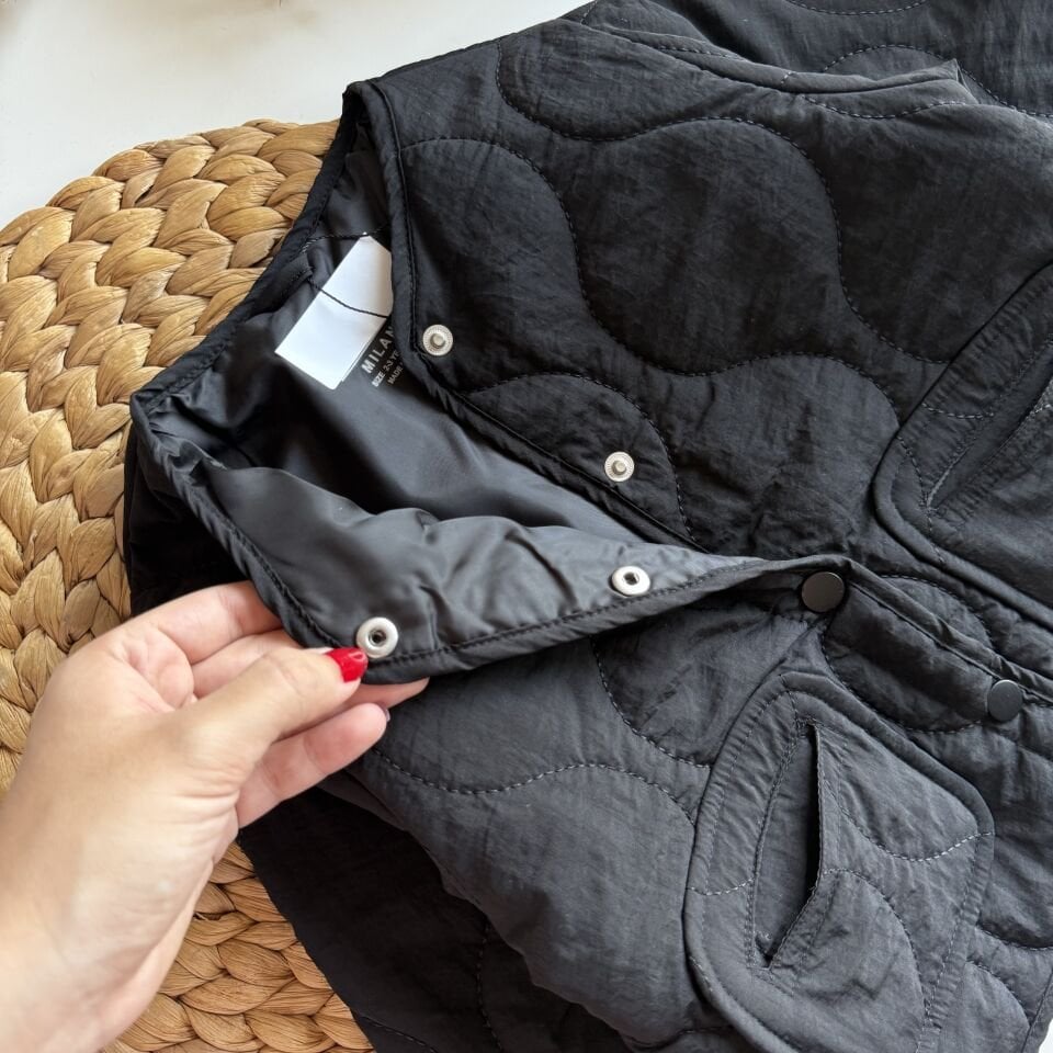 Kapitone Siyah Mont 7-8 YAŞ