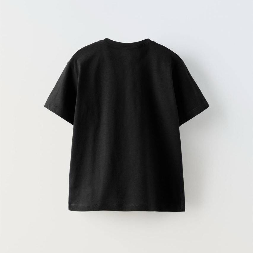 Siyah Kısa Kol Tshirt 9-10 YAŞ