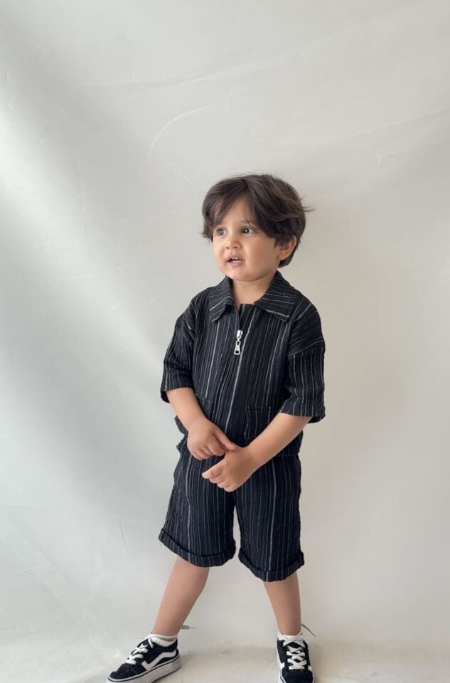 Müslin Çizgili Takım 9-10 YAŞ