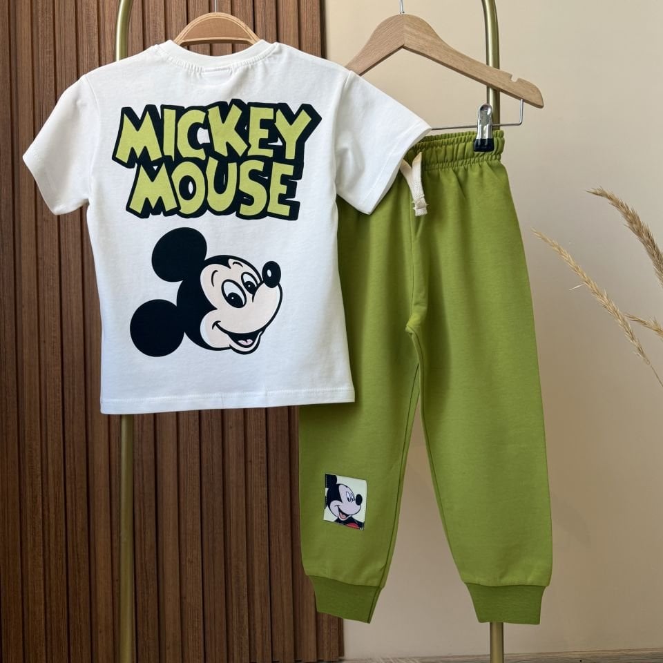 Mickey Mouse Baskılı Takım