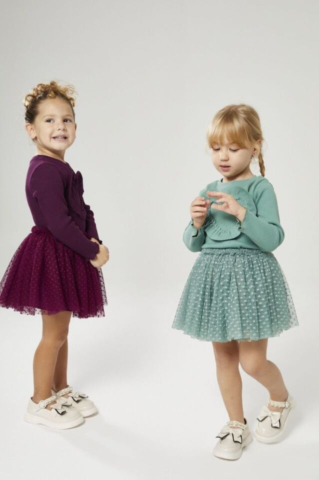 Özel Seri Tütü Etekli Yeşil Takım 4-5 YAŞ