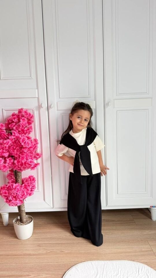 Siyah Şallı Model Takım 9-10 YAŞ