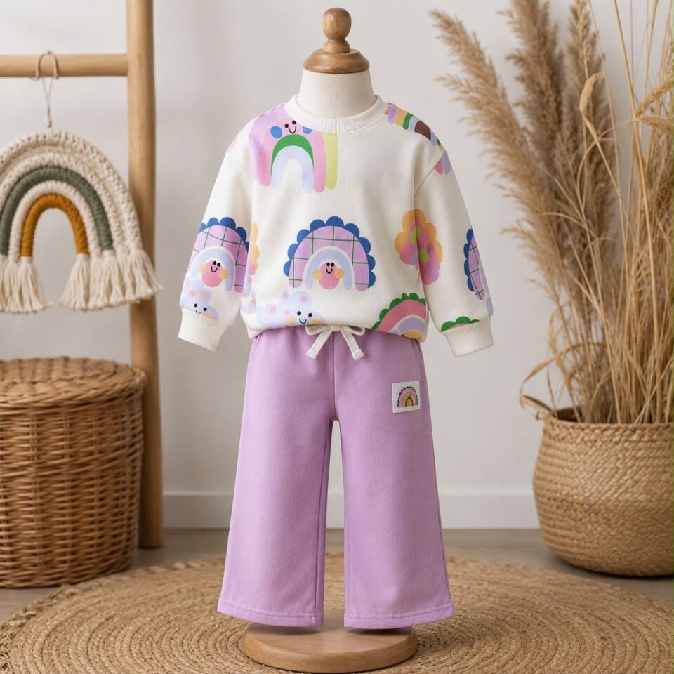 Gökkuşağı Model Eşofman Takımı 7-8 YAŞ
