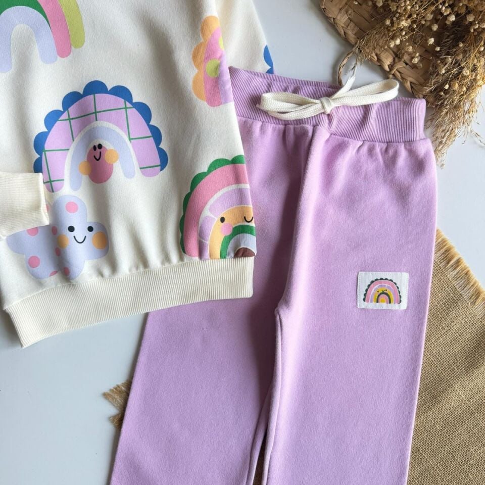 Gökkuşağı Model Eşofman Takımı 7-8 YAŞ