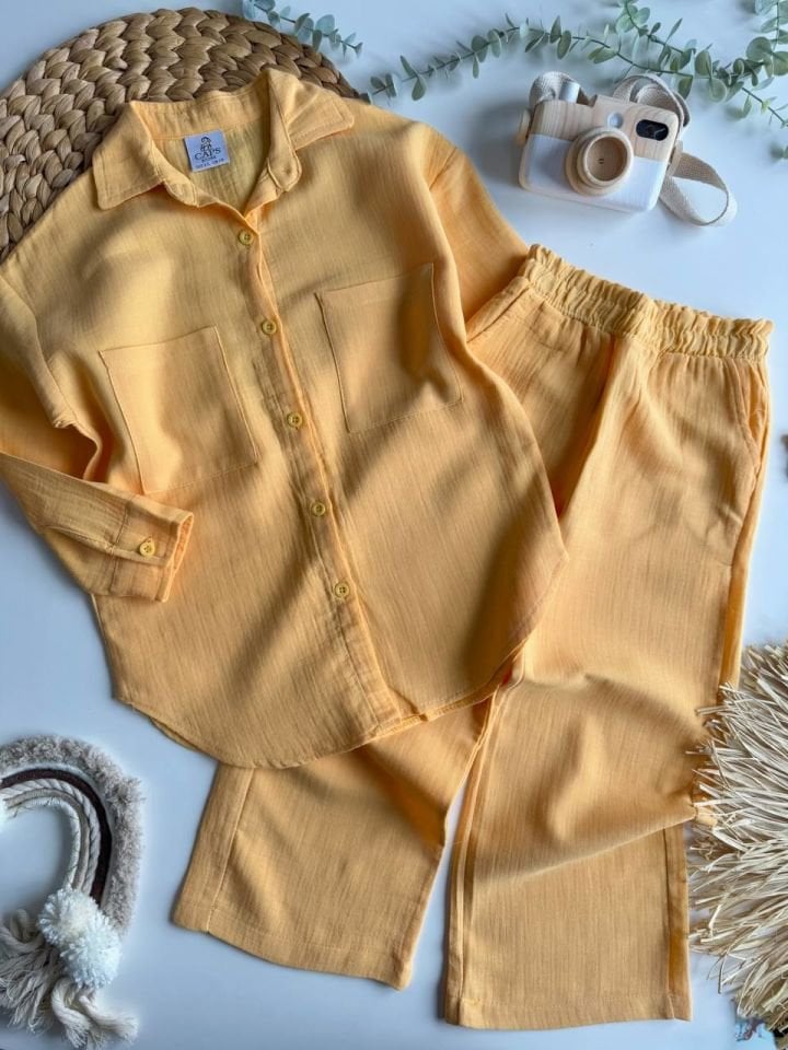 Sarı Muslin Takım 9-10 YAŞ