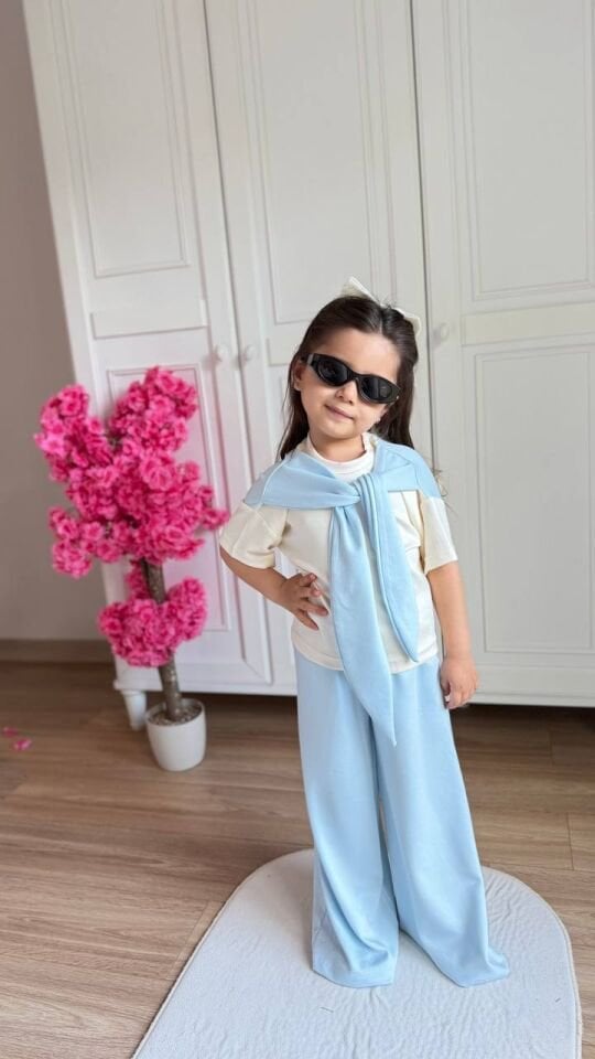 Mavi Şallı Model Takım 9-10 YAŞ