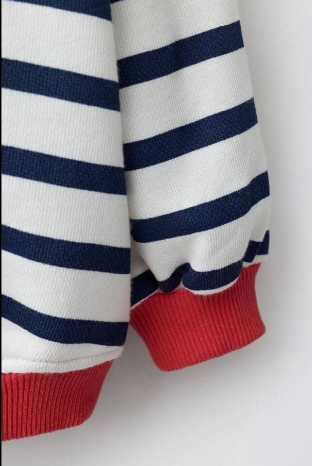 Ny İşlemeli Polo Sweat 6-7 YAŞ