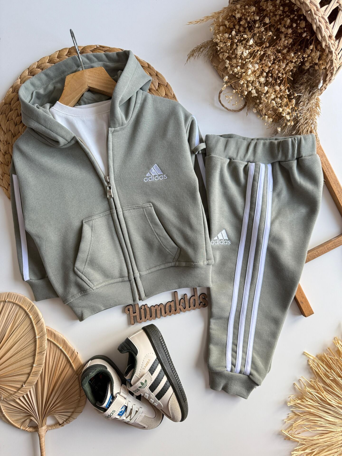 Haki Ads fermuarlı Takım 2-3 YAŞ