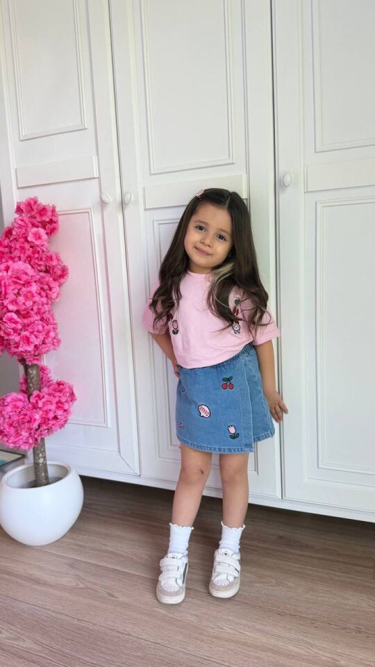 Denim Etekli Takım 9-10 YAŞ