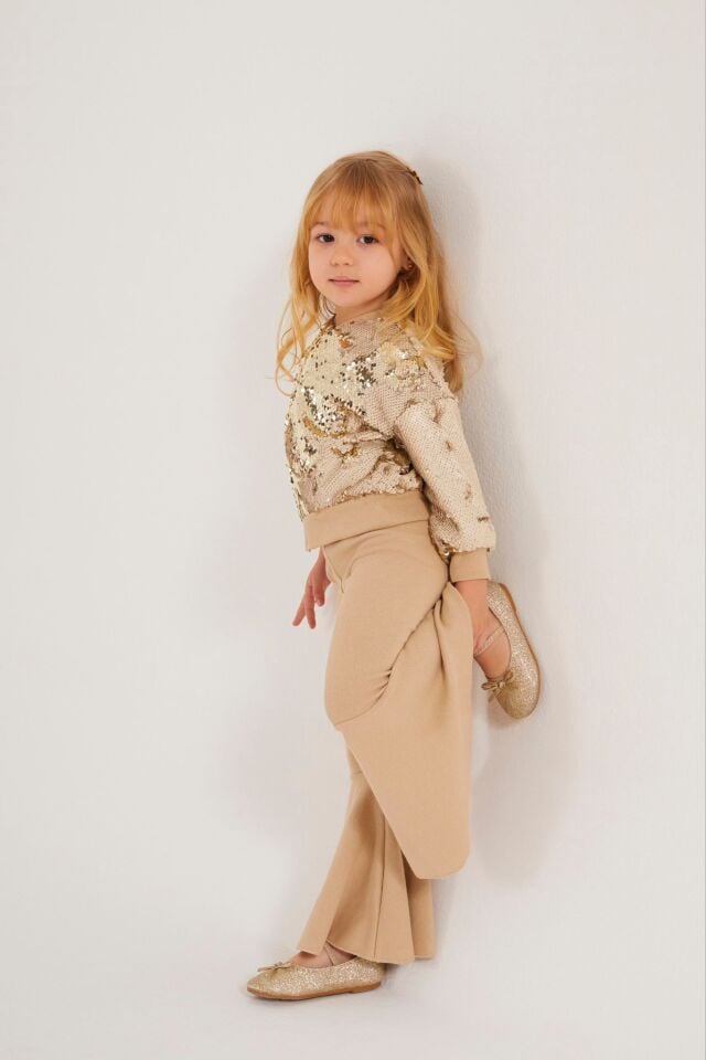 Pull Payet Krem Takım 5-6 YAŞ