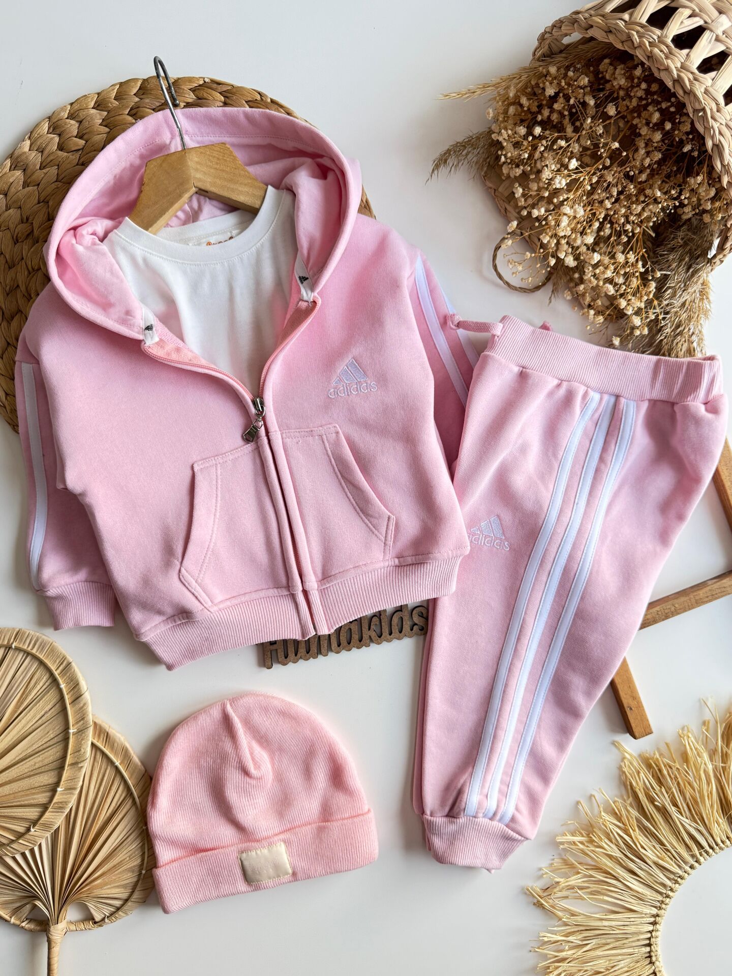 Pembe Ads fermuarlı Takım 5-6 YAŞ