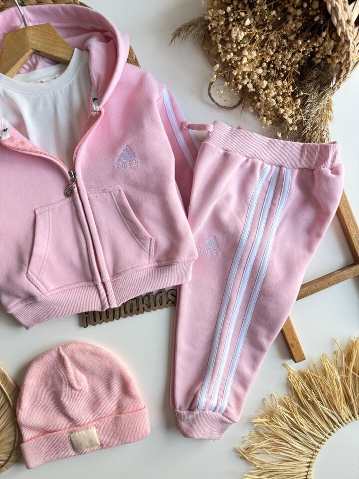 Pembe Ads fermuarlı Takım 5-6 YAŞ