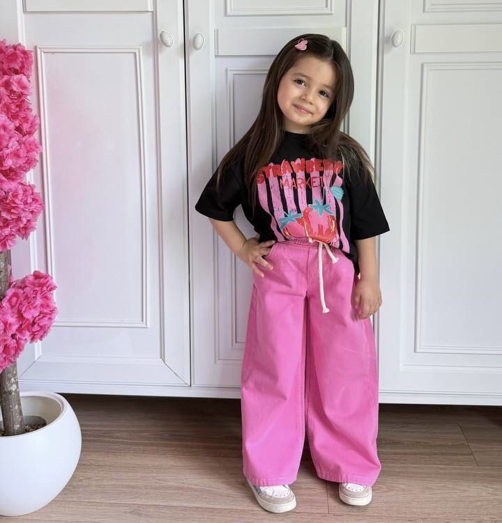 Oversize Çilekli Takım 9-10 YAŞ