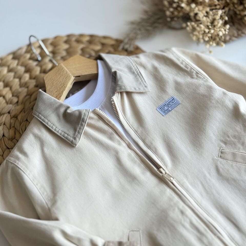 Krem Basic Ceket