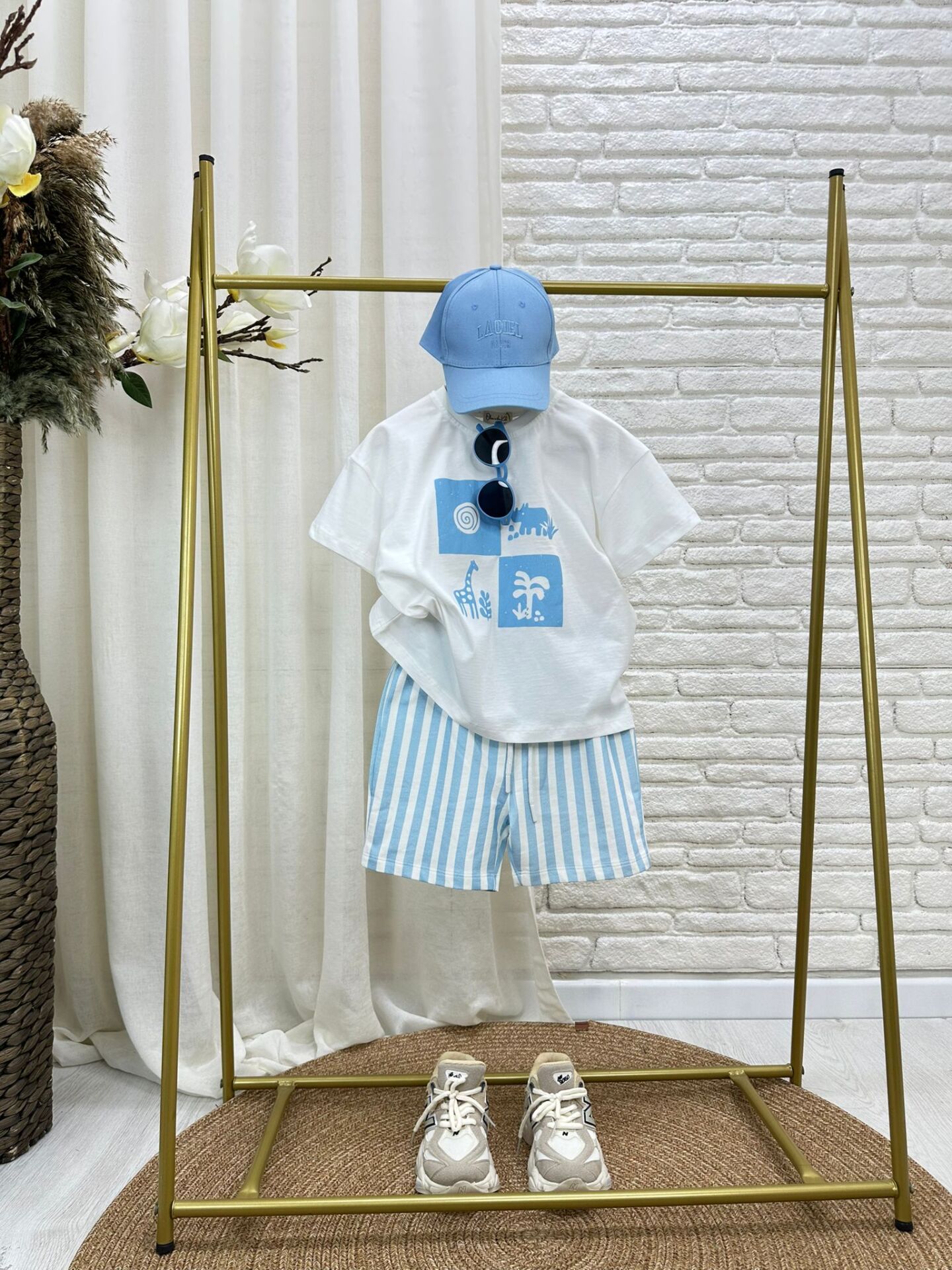 Doğa Temalı Mavi Basic Takım 4-5 YAŞ