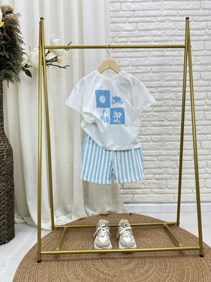 Doğa Temalı Mavi Basic Takım 6-7 YAŞ