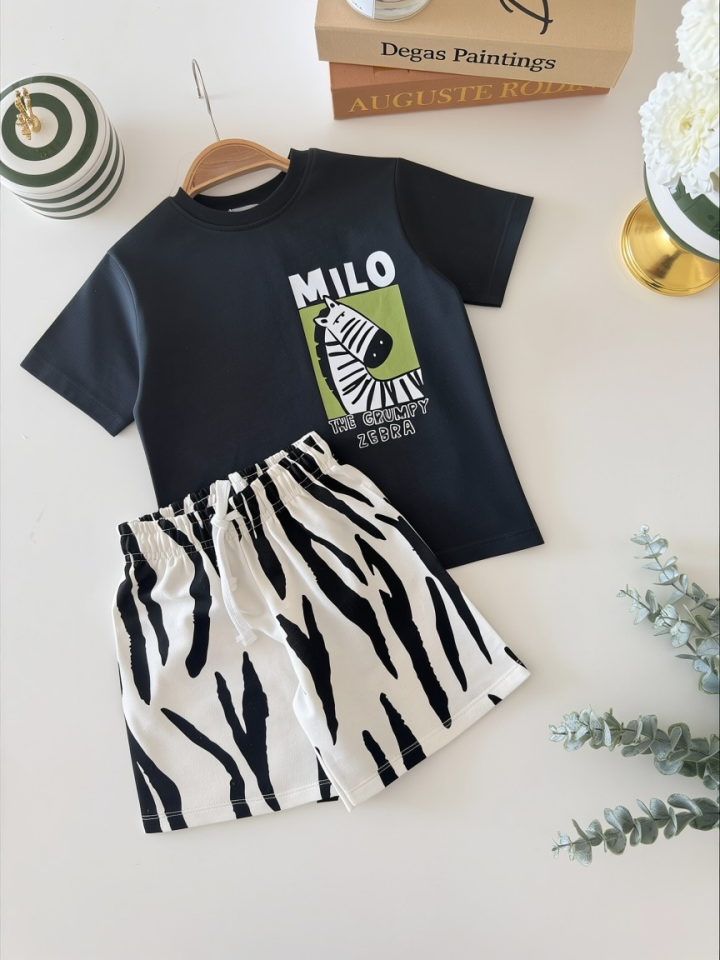 Zebra Baskılı Takım 7-8 YAŞ