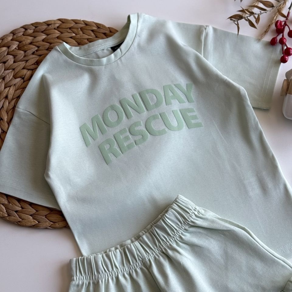 Monday Şortlu Mint Rengi Takım