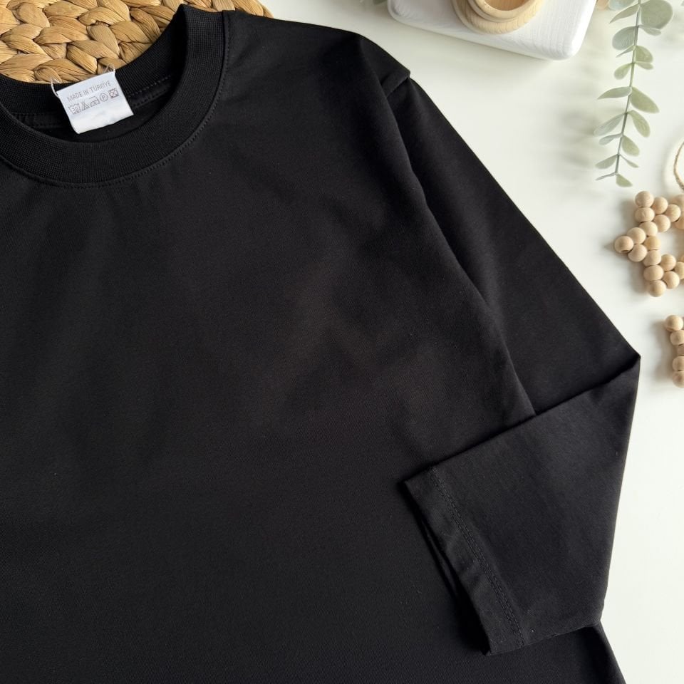 Siyah Uzun Kollu Tshirt