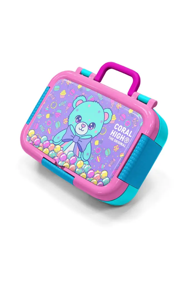 Coral High Kids Milka Şeker Ayıcık Desenli Paslanmaz Çelik Beslenme Kabı 39105 Adet