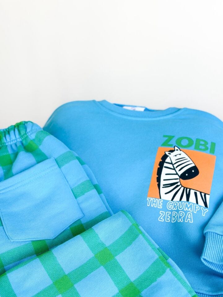 Zebra Desenli Takım 7-8 YAŞ