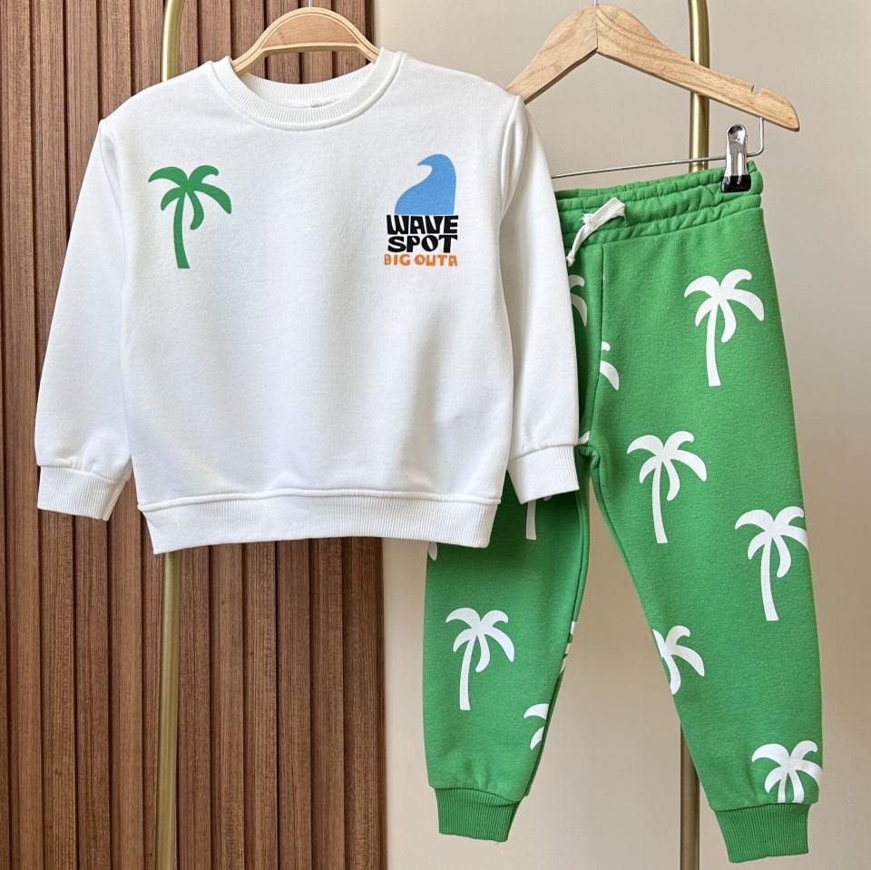 Palmiye Desenli Takım 2-3 YAŞ