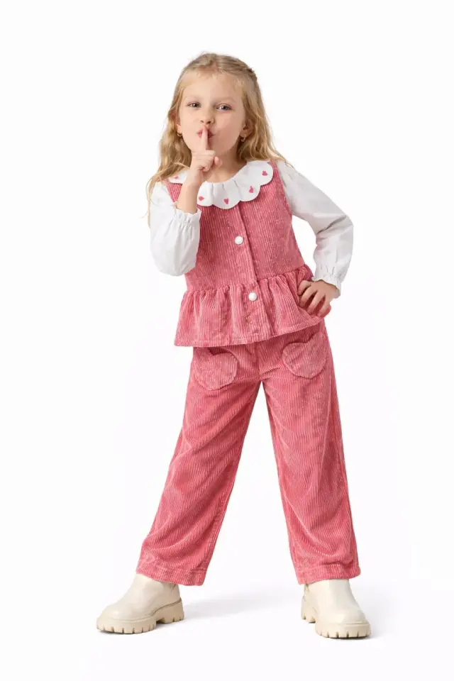 3'lü Kadife Takım 8 Yaş