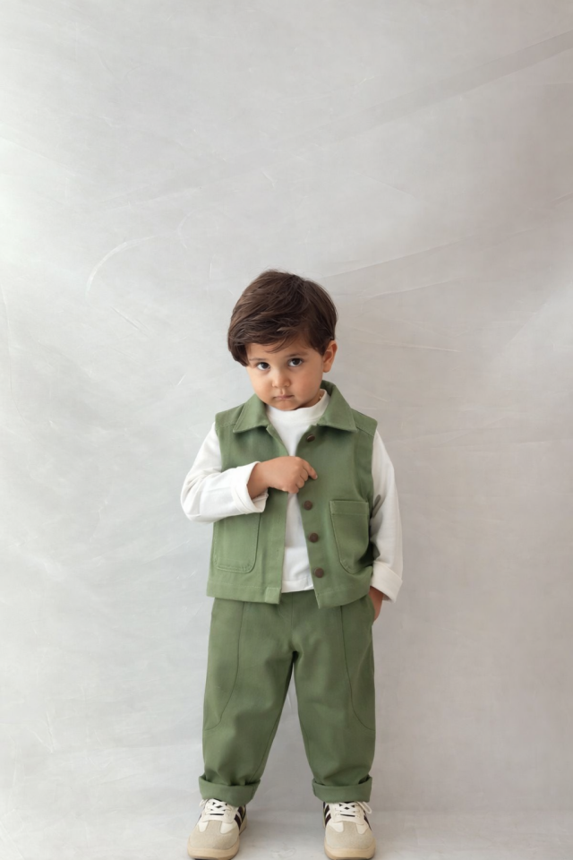 Yelekli Yeşil Takım 6-7 YAŞ