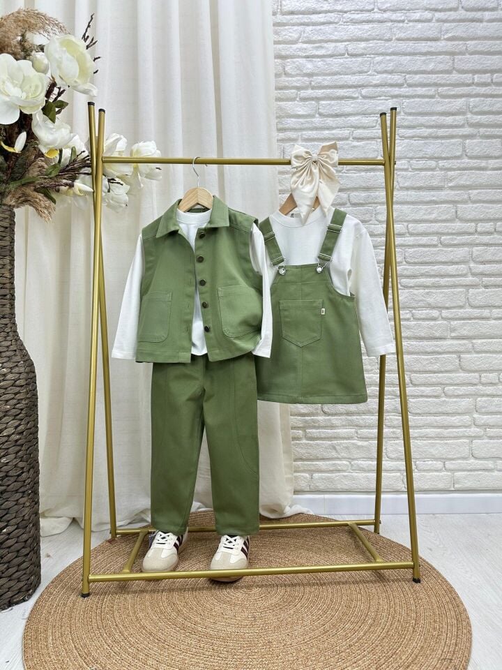 Yelekli Yeşil Takım 6-7 YAŞ