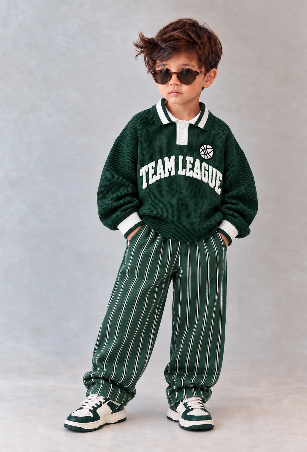 Triko Sweat - Gabardin Pantolonlu Takım 9-10 YAŞ
