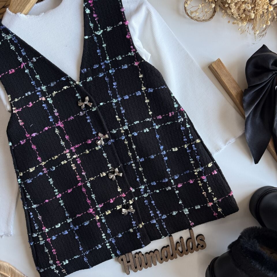 Tüvit Kumaşlı Elbise 7-8 YAŞ