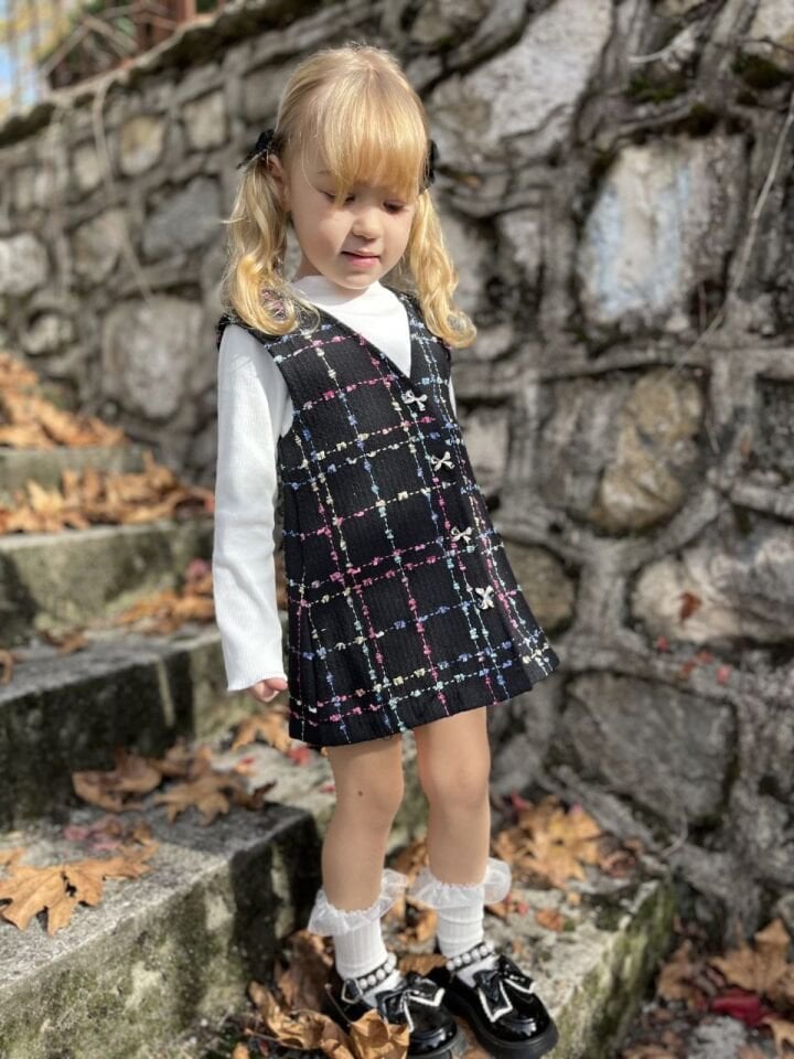 Tüvit Kumaşlı Elbise 7-8 YAŞ