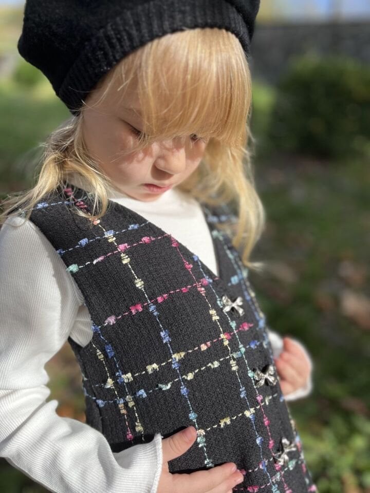 Tüvit Kumaşlı Elbise 7-8 YAŞ