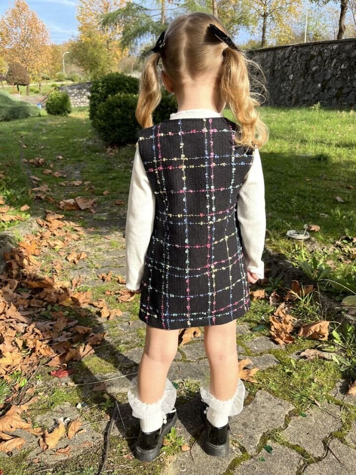 Tüvit Kumaşlı Elbise 7-8 YAŞ