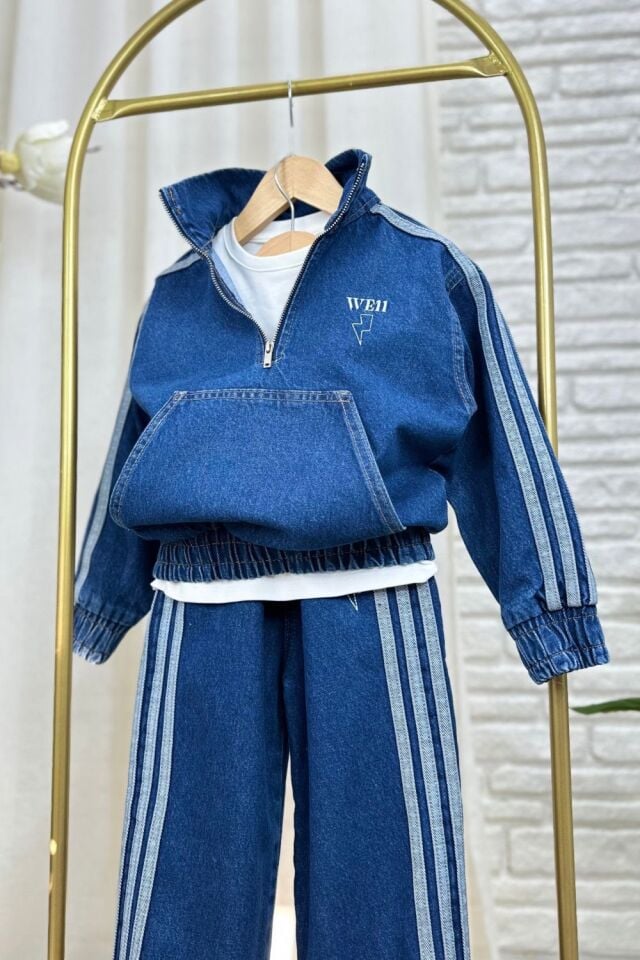 Denim Dik Yaka Takım 9-10 YAŞ