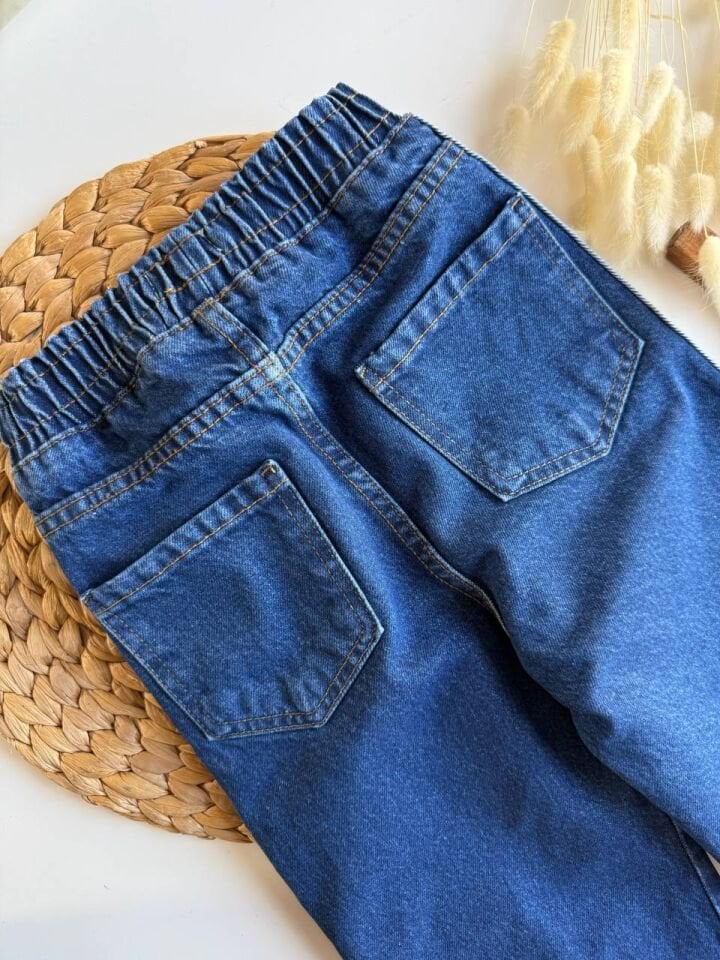 Denim Dik Yaka Takım 7-8 YAŞ