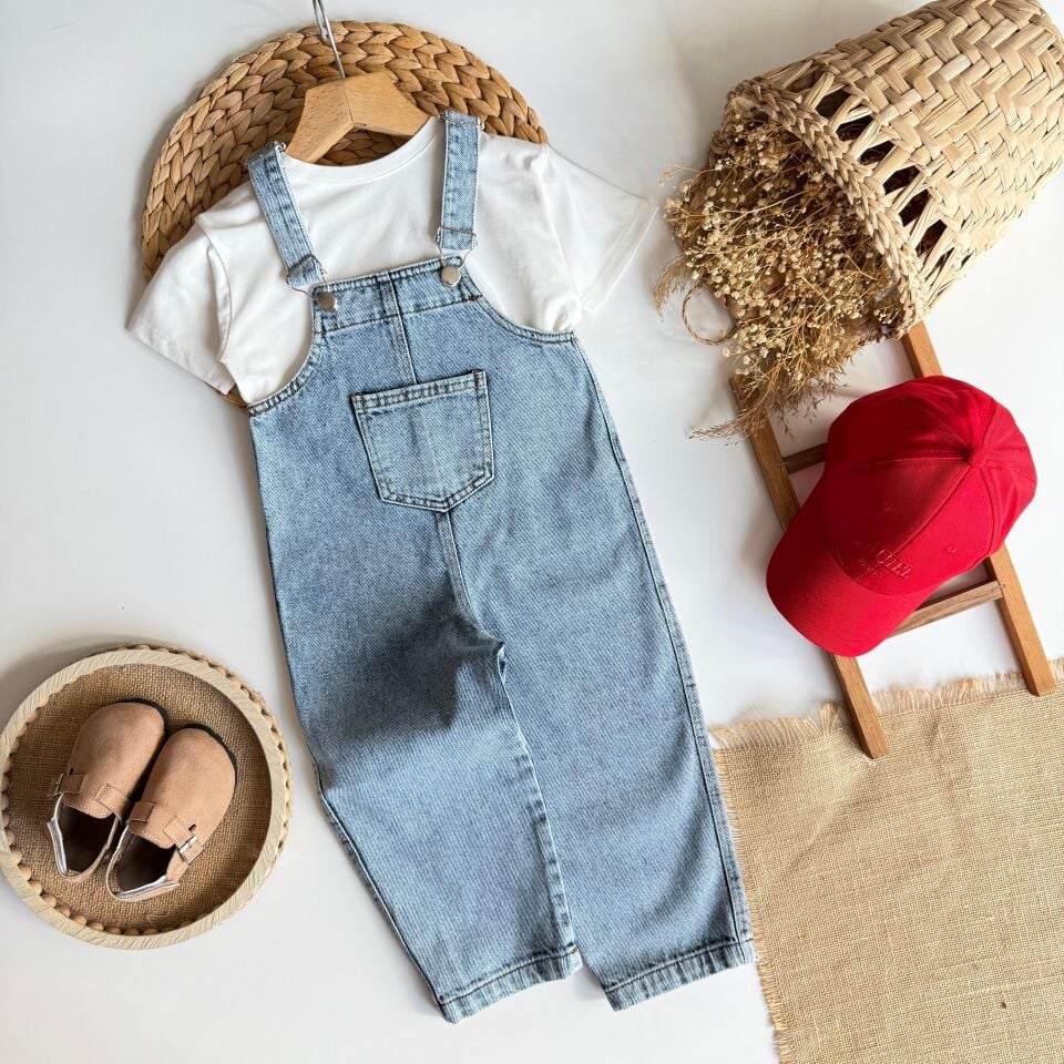 Denim Uzun Salopet 6-7 YAŞ