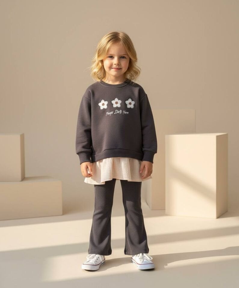 Gömlek Detaylı Takım 3-4 YAŞ