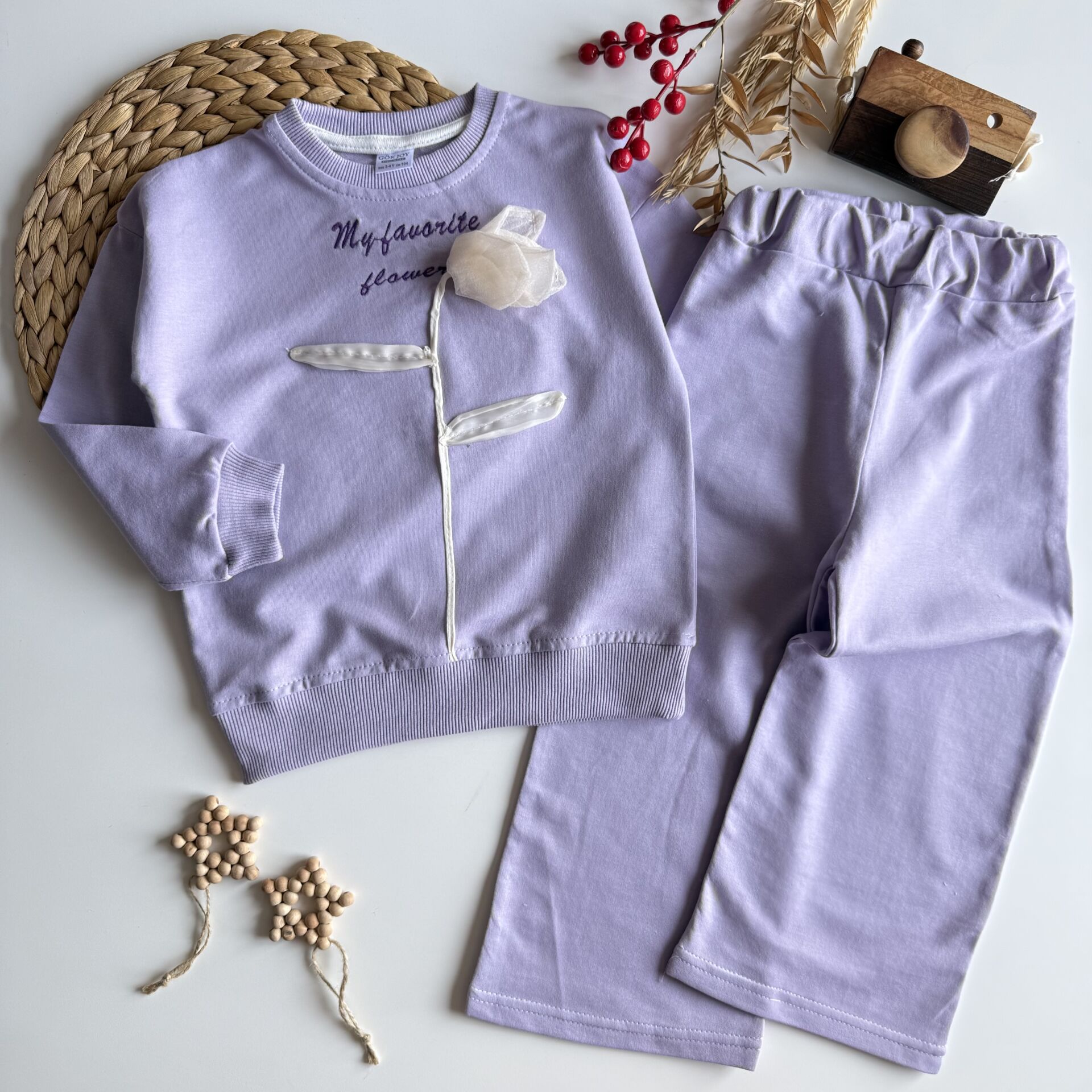 Güllü pembe takım 3-4 YAŞ