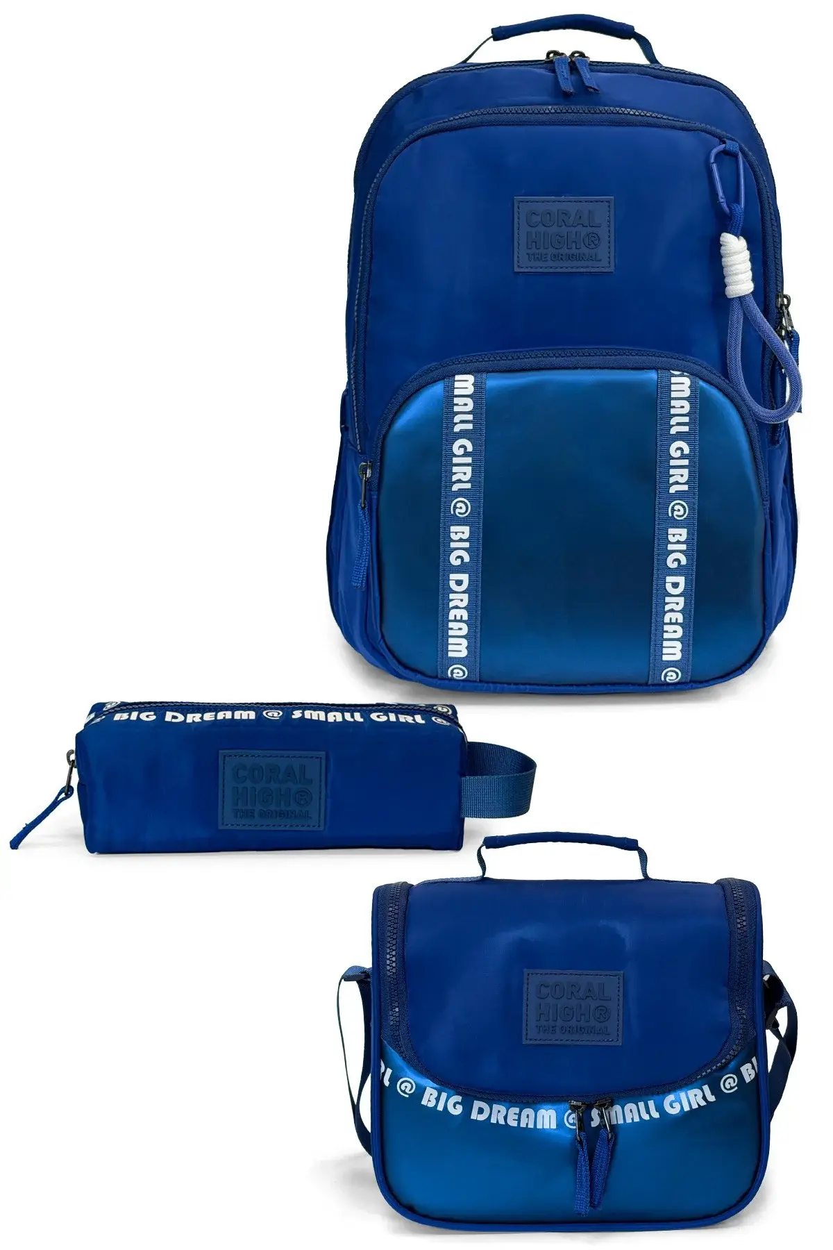 Coral High Mavi 3'lü Okul Çanta Seti SET0124413 Adet