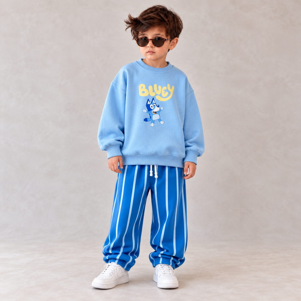 Bluey Baskılı Takım 7-8 YAŞ