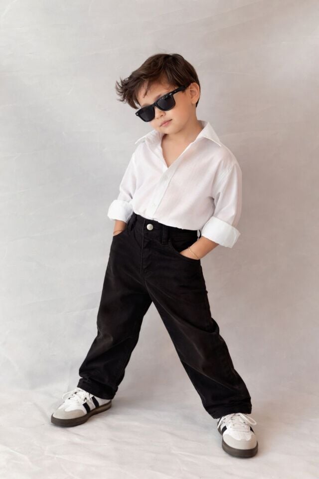 Denim Pantolon Gömlek Takım 9-10 YAŞ