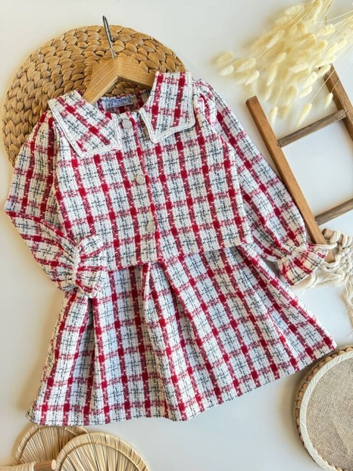 2'li Tüvit Elbise 4-5 YAŞ